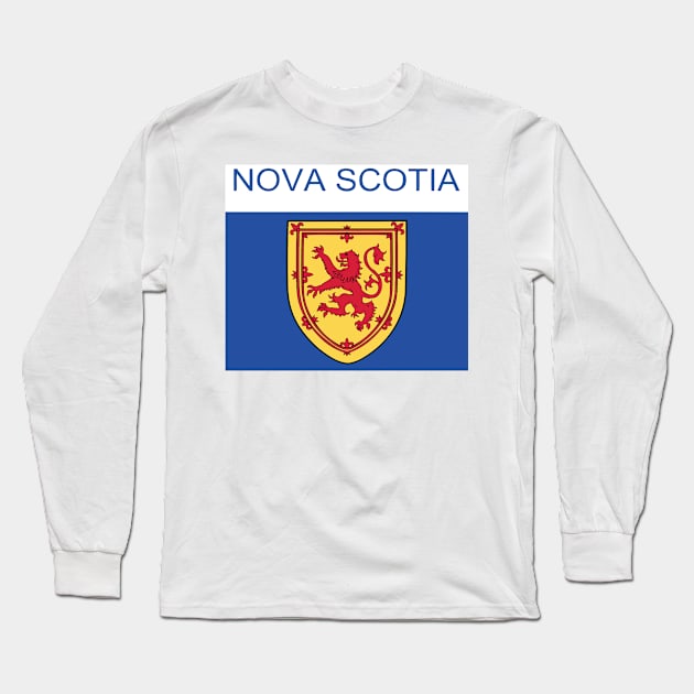 Nova Scotia Abstract Art Long Sleeve T-Shirt by BruceALMIGHTY Baker